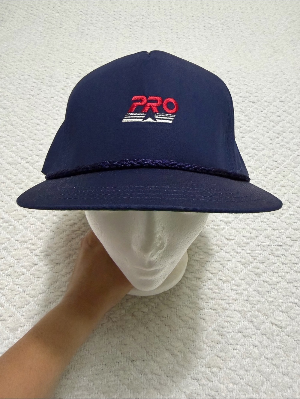 Vintage Pro Star Embroidered Blue Trucker Hat Sahara Brand